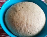 Teljes kiőrlésű, medvehagymás pékárú (szendvicsnek) recept fázis 2 fotója