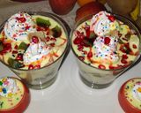 A picture of step 3 of Trifle pudding.