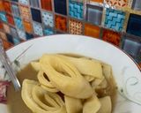 Foto langkah ke 5 dari resep Dadar gunting kuah fiber creme.