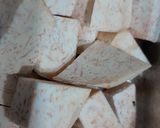 Hình bước làm 2 của món Cháo gà khoai môn