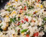 A picture of step 3 of Upma.