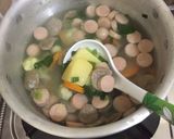 Foto langkah ke 4 dari resep SOP SOSIS BAKSO SEDERHANA KESUKAAN ANAK 😋.