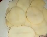 A picture of step 1 of Crispy Potato pakora.