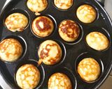 A picture of step 3 of Proso (millet) gundpangalu/appe.