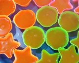 Foto langkah ke 3 dari resep Puding Bunga Rasa Mangga.