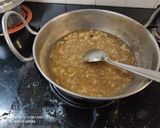 A picture of step 4 of Drumstick leaves soup.
