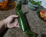 Foto langkah ke 6 dari resep Pepes Ikan Pisang-pisang Bakar.