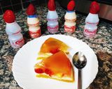 A picture of step 11 of Fruity Yakult Jelly Cake.