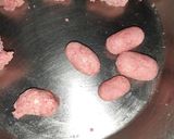 A picture of step 2 of Paneer jamun.