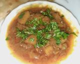 A picture of step 3 of Aloo ki bhujia.