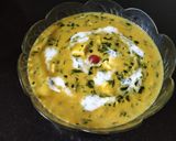 A picture of step 10 of Methi Malai Paneer.