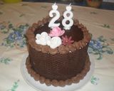 Erdei gyümölcsös diós torta recept fázis 5 fotója