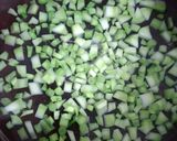 A picture of step 1 of Broccoli almond soup.