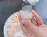 Hình bước làm 4 của món Vải thiều nhồi sữa chua