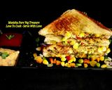 A picture of step 4 of Thousand Island Grilled Salad Sandwich.