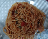 Foto del paso 7 de la receta: Spaghettis y capellines a la putanesca