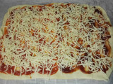 Pizza vegetal y carnivora
