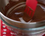 A picture of step 11 of Raspberry Chocolate Mousse Cake.