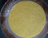 A picture of step 2 of Methi khakra.