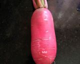 A picture of step 1 of Red Radish Salad.