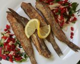 Foto del paso 7 de la receta Bacaladilla rebozada🐟 y ensalada de pimientos🎇