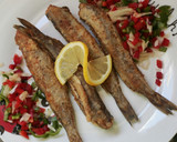 Foto del paso 7 de la receta: Bacaladilla rebozada🐟 y ensalada de pimientos🎇
