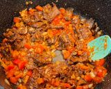 A picture of step 11 of Beijing Beef.