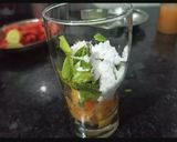 A picture of step 2 of Orange Mojito, Watermelon Mojito and Strawberry Mojito.
