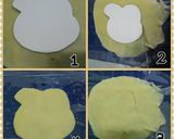 Foto langkah ke 10 dari resep Step by step membuat bento "my melody" tanpa cetakan khusus.