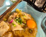 Foto del paso 6 de la receta: Sopa de col, gyozas y bolitas de cerdo