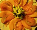 Foto del paso 4 de la receta: Ensalada de melocotón en almíbar y salmón ahumado