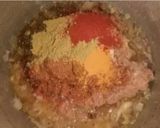 A picture of step 3 of Chicken keema.