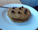 Foto del paso 3 de la receta: Hotcakes de plátano, avena y chocolate