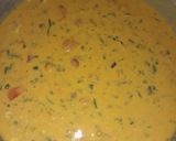 A picture of step 3 of Besan chilla.