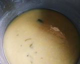 A picture of step 4 of Dal Palak.