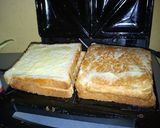 A picture of step 4 of Chicken skin toast #AuthorMarathon.