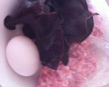 【鹹蛋木耳蒸肉餅】的食譜步驟1照片
