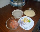 A picture of step 3 of Brown Rice and Egg sauce.
