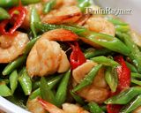 Foto langkah ke 5 dari resep Tumis Buncis Udang Saos Tiram Kilat.