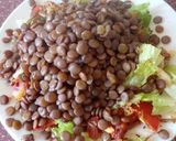Foto del paso 2 de la receta: Ensalada completa de Lenteja, Carne y más