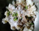 A picture of step 1 of Sabudana vada.