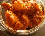 A picture of step 8 of Nimbu ke chhilke Ka Achar.