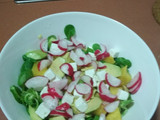 Ensalada de piña y aguacate