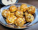 A picture of step 6 of Karnataka style Paddu.