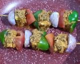 A picture of step 6 of Paneer Tikka.