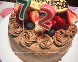 Foto langkah ke 16 dari resep Strawbery Chocolate Short Cake Klasik &Lembut ❤️.