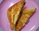 Foto langkah ke 4 dari resep Roti panggang keju Milo simple.