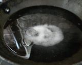 A picture of step 1 of Farfalle pasta homestyle.