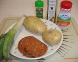 Foto del paso 1 de la receta: Pure de patatas con sobrasada