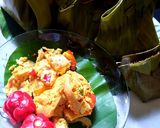 Foto langkah ke 3 dari resep Pepes Tahu Jamur.